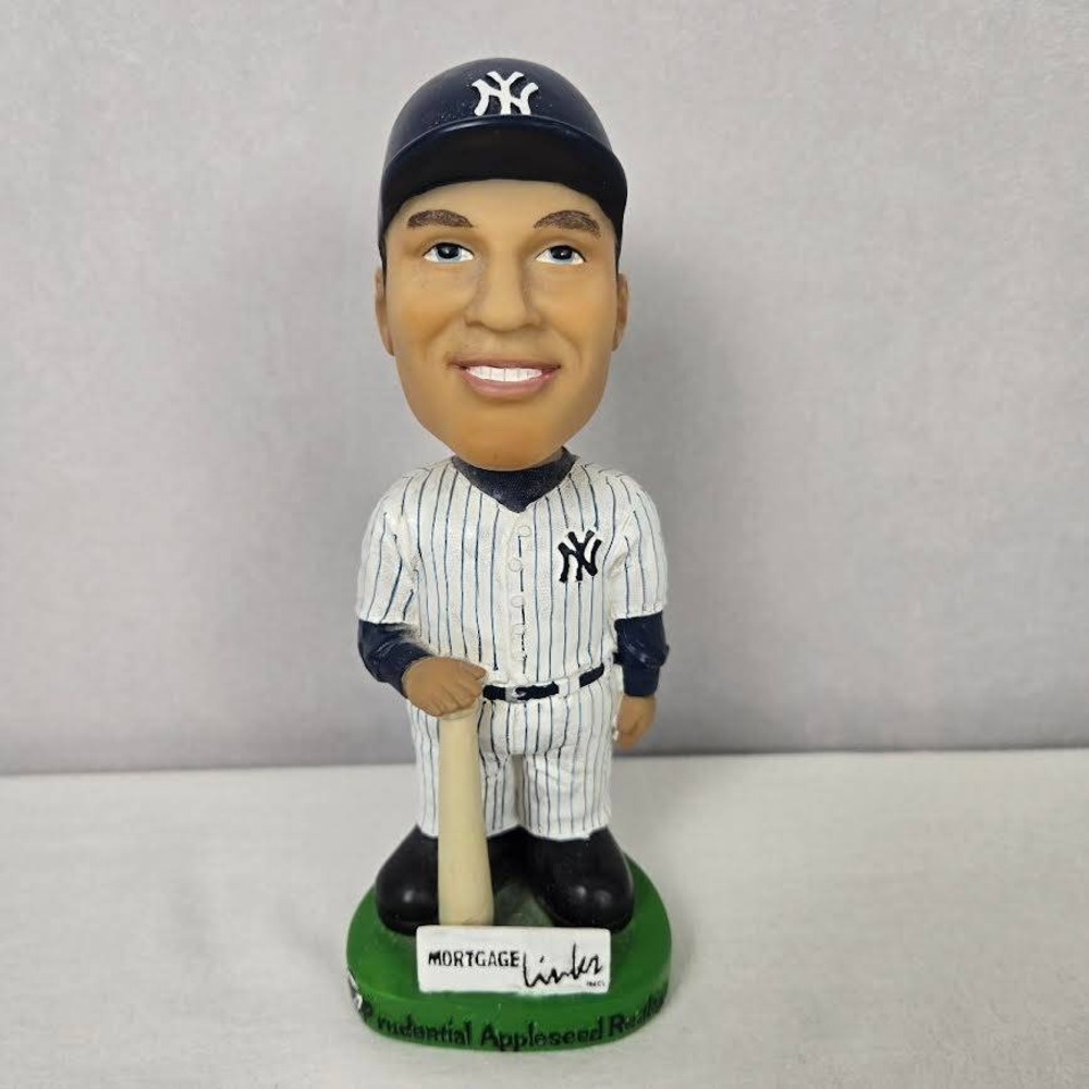 Derek‎ Jeter Bobblehead New York Yankees VTG 2001 SGA Minors Ceramic Mortgage